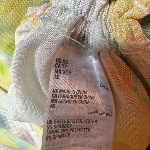 Bar III x Nicole Williams English printed drawstring dress size XS - Picture 10 of 10